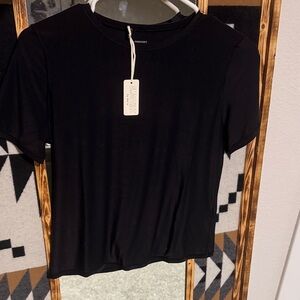 Aerie Classic Black Short Sleeve Tee